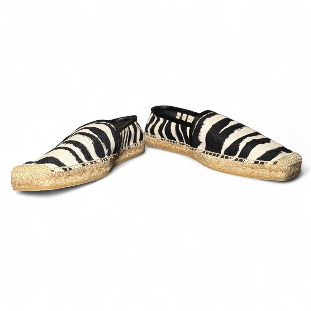 Burberry Women's Abstract/Zebra Print Flat Slip-O… - image 4